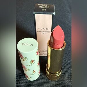 GUCCI Sheer Finish Floral Case Lipstick | 208 THEY MET IN ARGENTINA🤍New in Box!